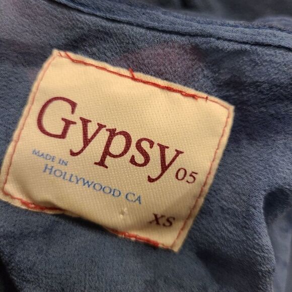 Gypsy 05 100% silk tunic - Picture 6 of 7